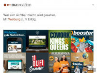 nucreation.ch Webseite Vorschau