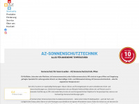 az-sonnenschutztechnik.at Webseite Vorschau