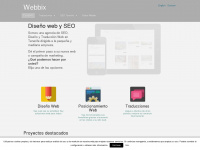 webbix.es Webseite Vorschau
