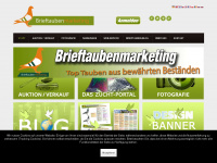brieftauben-marketing.de Webseite Vorschau