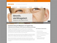 mittagstische.ch Webseite Vorschau