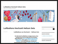 luftballons-hochzeit-helium-sets.com Webseite Vorschau