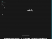 sofistiq.com Webseite Vorschau