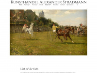 kunsthandel-stradmann.de Webseite Vorschau