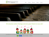 katers-musikschule.de Webseite Vorschau