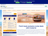 cruise1st.co.uk Webseite Vorschau