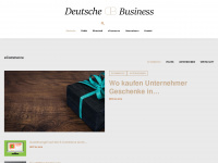deutschebusiness.de Webseite Vorschau