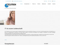 cyclotron-systems.de Webseite Vorschau