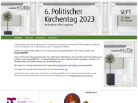 politischer-kirchentag.de Webseite Vorschau