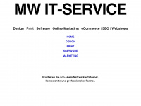 mw-it-service.com Webseite Vorschau