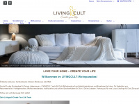 livingcult.at Webseite Vorschau