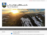 langenbruck.ch Webseite Vorschau