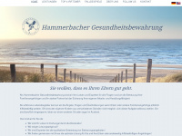 hammerbacher-gesundheitsbewahrung.de Webseite Vorschau