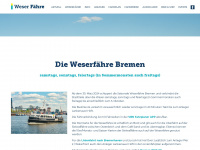 weserfähre-bremen.de Webseite Vorschau