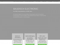baudisch-electronic.de Webseite Vorschau