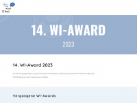 wi-award.ch Webseite Vorschau
