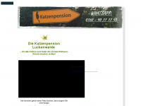 katzenpension-luckenwalde.de Webseite Vorschau