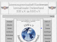 dachverband-ighi.com Webseite Vorschau