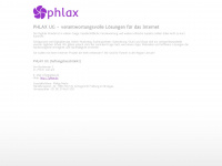 phlax.de Webseite Vorschau