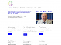 prof-dr-rolf-wank.de Webseite Vorschau