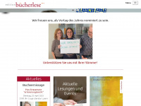 buecherlese.ch Webseite Vorschau
