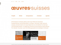 oeuvressuisses.ch Webseite Vorschau