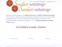 sundari-webdesign.de Webseite Vorschau