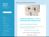 mutismus-beratung.ch Webseite Vorschau