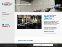 restaurant-cevapcici.de Webseite Vorschau