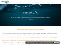ventao.org Webseite Vorschau