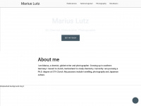 mariuslutz.com Webseite Vorschau