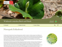 schlaubetal-naturpark.de Webseite Vorschau