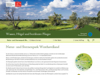 westhavelland-naturpark.de Webseite Vorschau