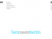 tanzraumberlin.de Webseite Vorschau