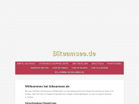 bikeamsee.de Webseite Vorschau