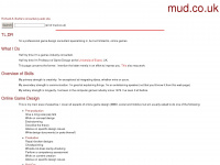 mud.co.uk Webseite Vorschau