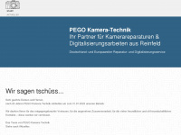 pego-technik.de Webseite Vorschau