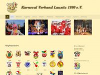 karneval-lausitz.de Webseite Vorschau