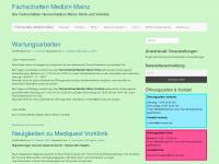 medizin-mainz.de Webseite Vorschau