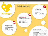 kaese-moosbrugger.at Webseite Vorschau