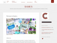 ramics.org Webseite Vorschau