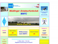 mafc.at Webseite Vorschau