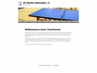 wackerosterwald-tischtennis.de Webseite Vorschau