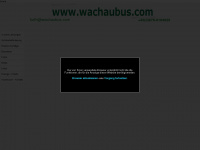 wachaubus.com Webseite Vorschau