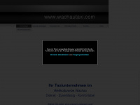 wachautaxi.com Webseite Vorschau