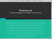 ravelways.de Webseite Vorschau