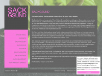 sackgsund.ch Webseite Vorschau