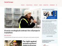 socialeurope.eu Webseite Vorschau