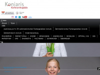koniaris.de Webseite Vorschau