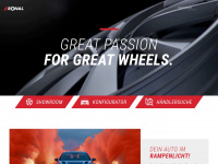 ronal-wheels.com Webseite Vorschau